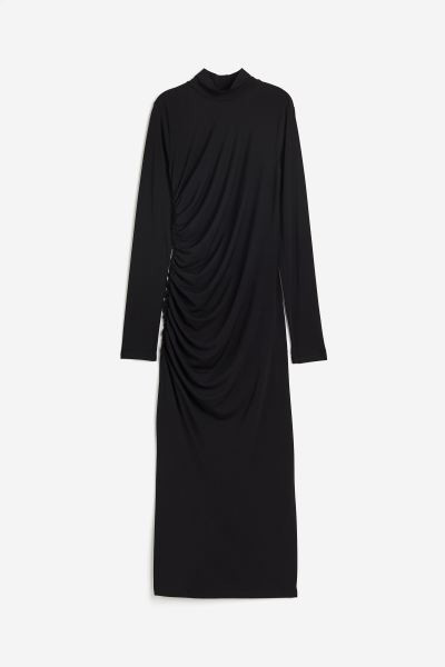 Gathered Mock Turtleneck Dress | H&M (US + CA)