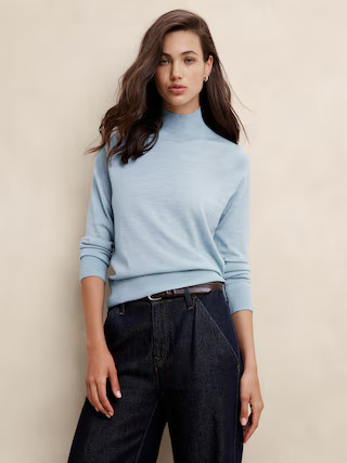 Merino Wool Turtleneck Sweater | Banana Republic Factory | Banana Republic Factory