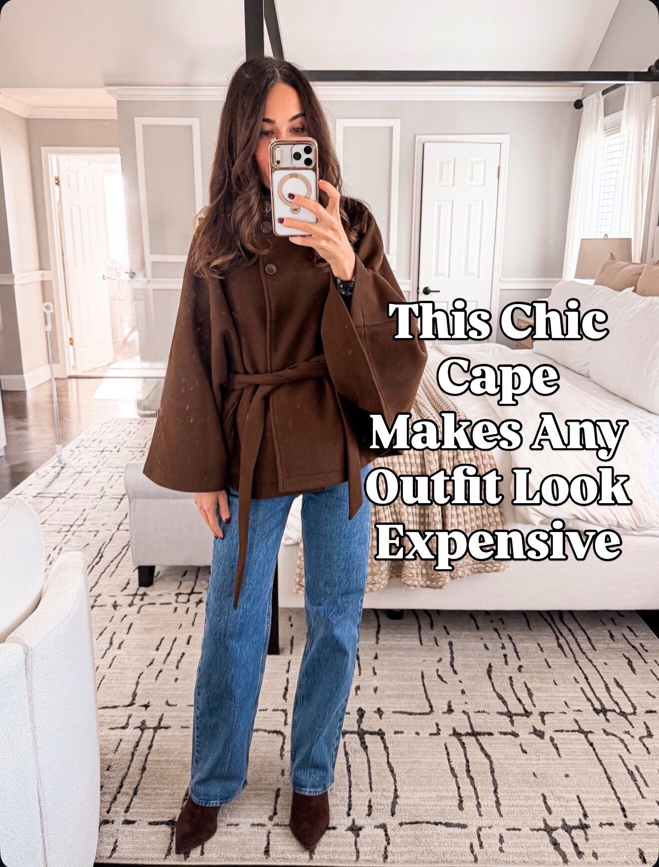 The chicest Amazon cape — it makes every outfit look expensive. Wearing size small. Paired with my favorite straight-leg denim + brown boots.


Follow my LTK @mrscasual on the @shop.LTK app to view this post and get my exclusive app-only content!

#LTKFindsUnder100 #LTKSeasonal #LTKOver40