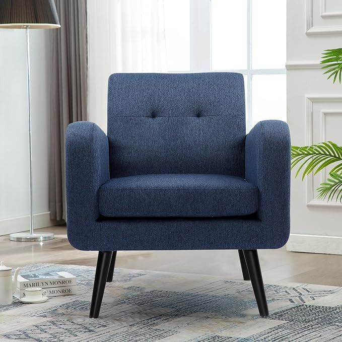 LSSPAID Accent Chairs for Living Room, Living Room Chairs, Mid Century Modern Fabric Chairs, Arm ... | Amazon (US)