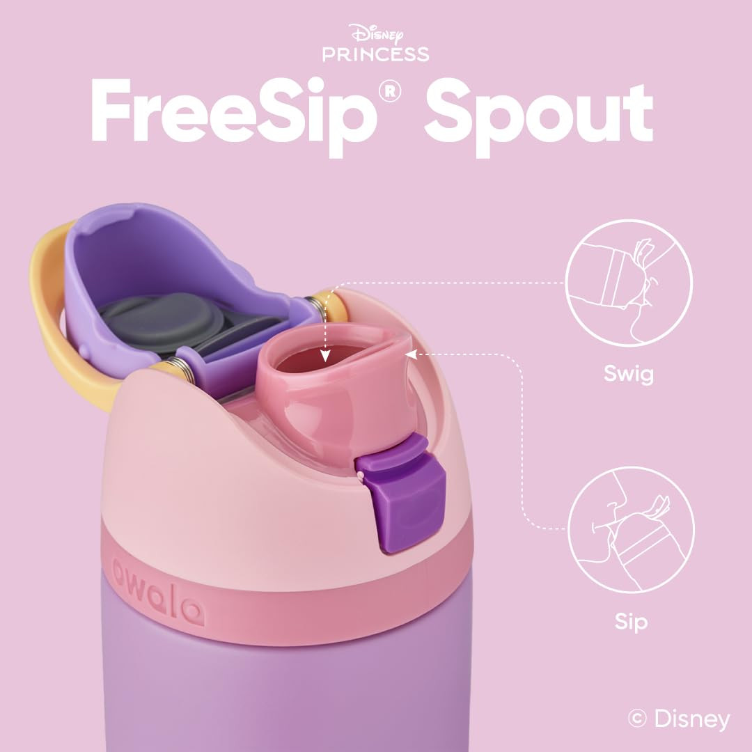 Owala Disney Princess FreeSip Insulated Stainless Steel Water Bottle with Straw for Sports and Tr... | Amazon (US)