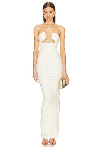 x REVOLVE Ingrid Maxi Dress in Ivory | Revolve Clothing (Global)