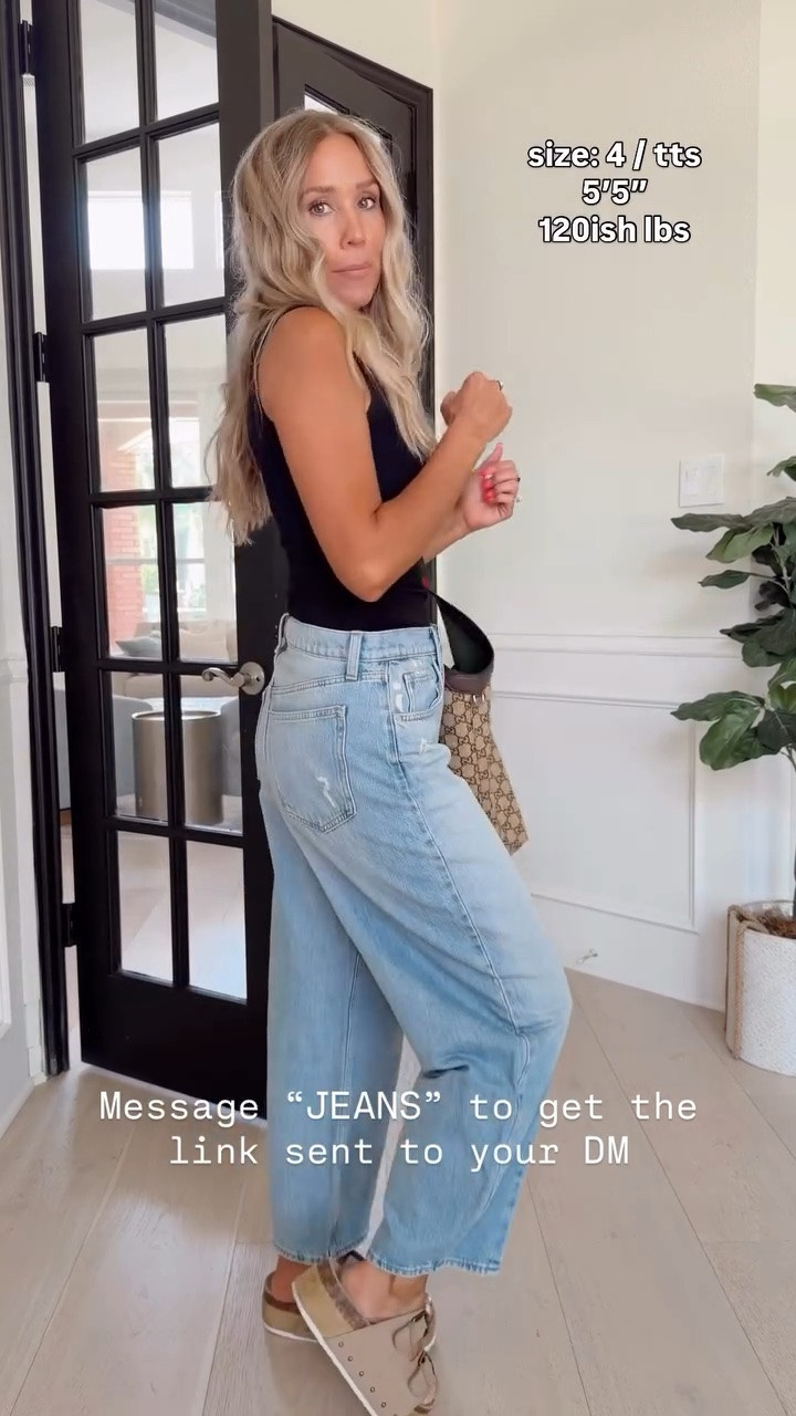 The barrel jeans everyone is losing their minds over! They are SO similar to the Pistola barrel jeans but for a small fraction of the price.

I’m wearing my tts (4) 

5’5” // 120 ish lbs

#LTKootd #LTKdayinmylife #LTKmomlife