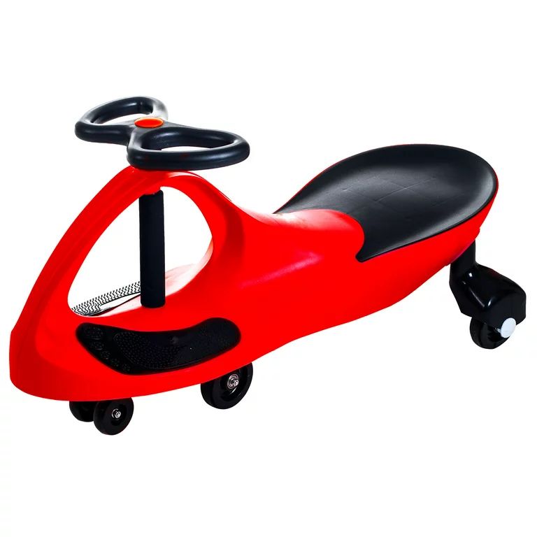 Lil Rider Wiggle Car Ride on Toy with No Batteries or Pedals, Red | Walmart (US)