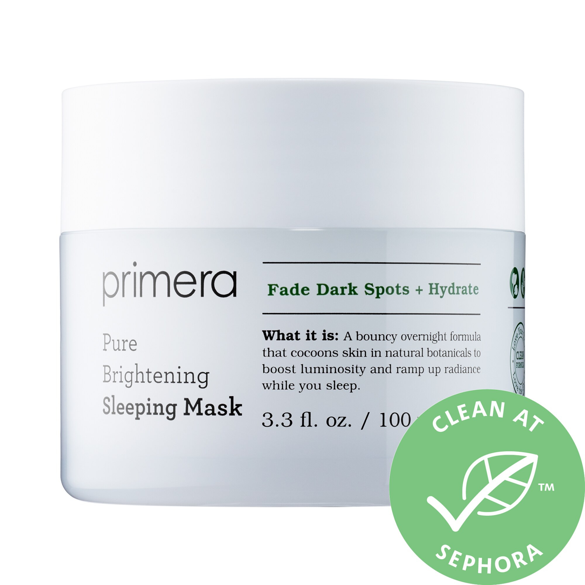 Primera Pure Brightening Sleeping Mask 3.3 oz/ 100 mL | Sephora (US)
