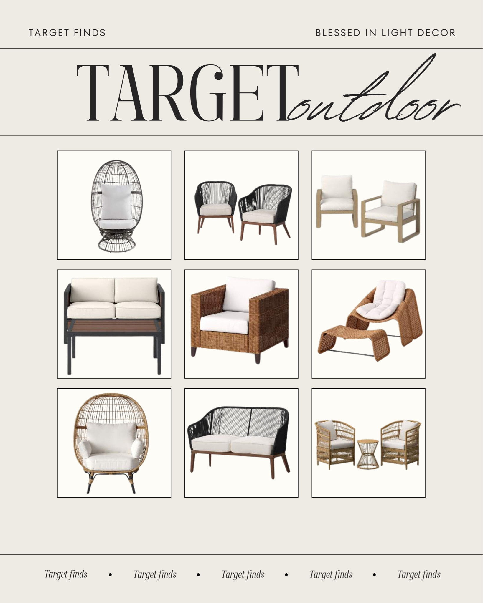 Target outdoor furniture #targetfinds #targetstyle #target 

#LTKsalealert #LTKhome #LTKSeasonal