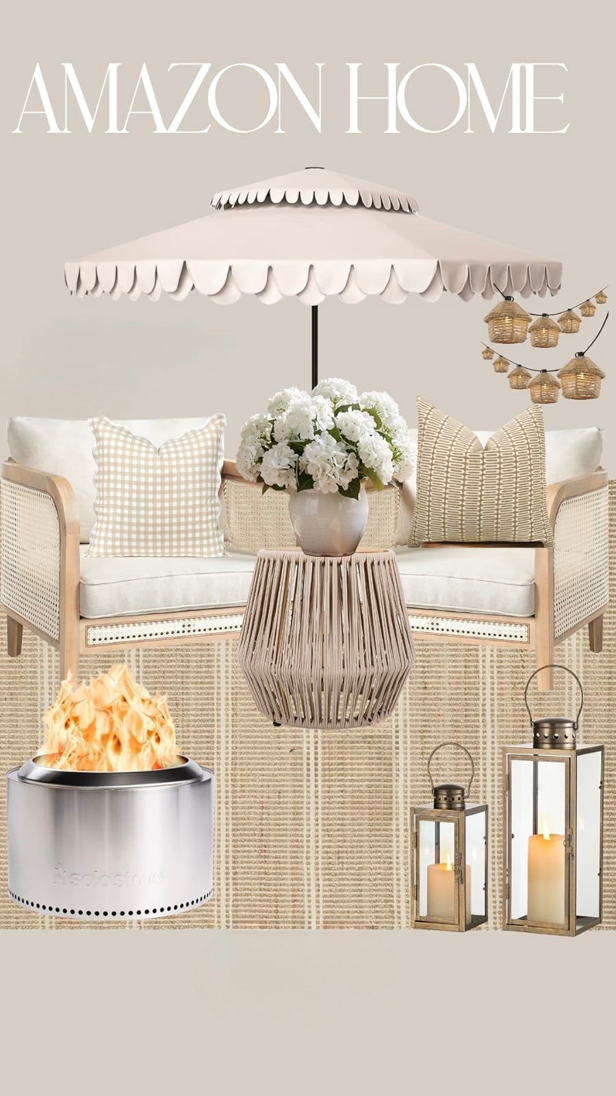 Creating the perfect outdoor escape with cozy textures, soft neutrals, and pieces that make every patio feel like a luxury retreat ✨ From scalloped umbrellas to warm lantern light, it’s all about those elevated little details. 🤍 #AmazonHome #PatioInspo #OutdoorLiving #NeutralHomeDecor #LuxuryOutdoorSpace #PatioDecor #BackyardInspo #AmazonFinds #CozyOutdoorLiving #HomeStyling

#LTKSaleAlert #LTKSeasonal #LTKHome