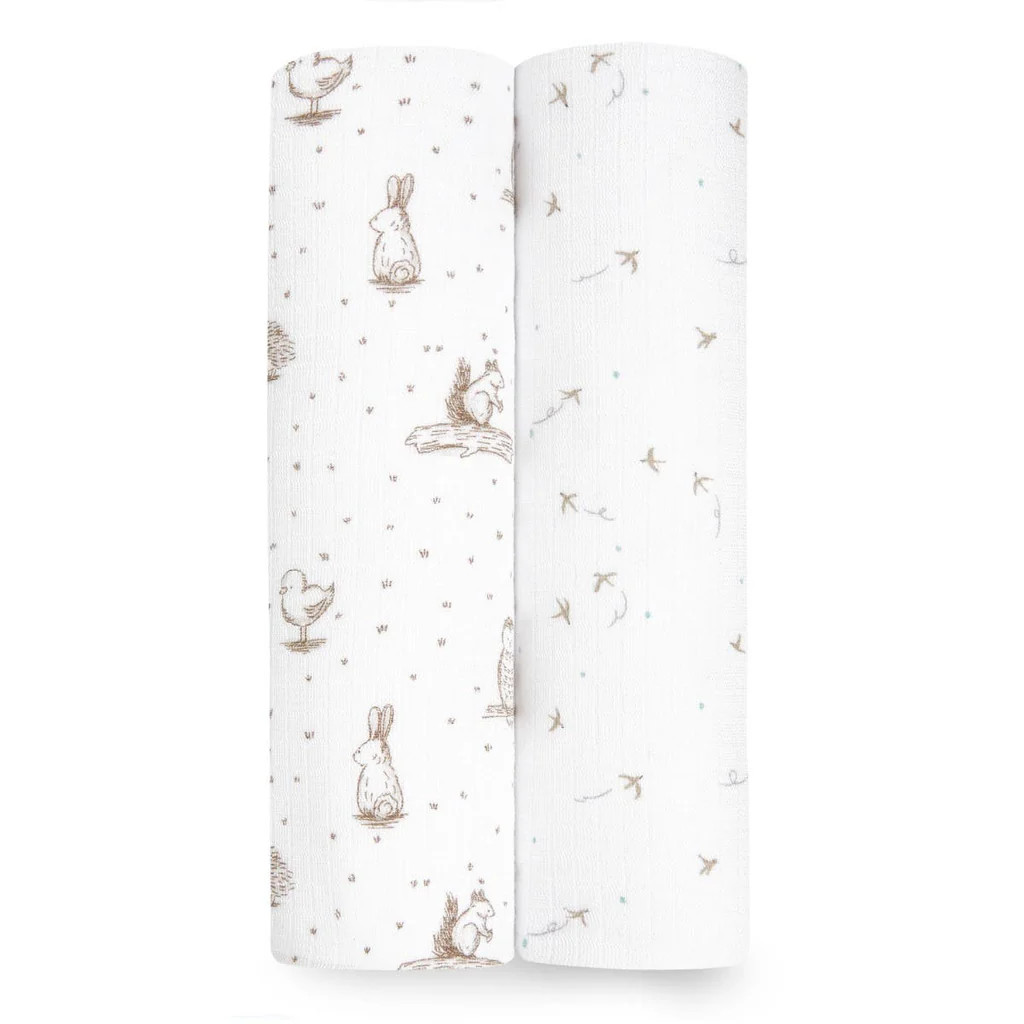 essentials silky soft swaddle blanket 2 pack | Halo Sleep