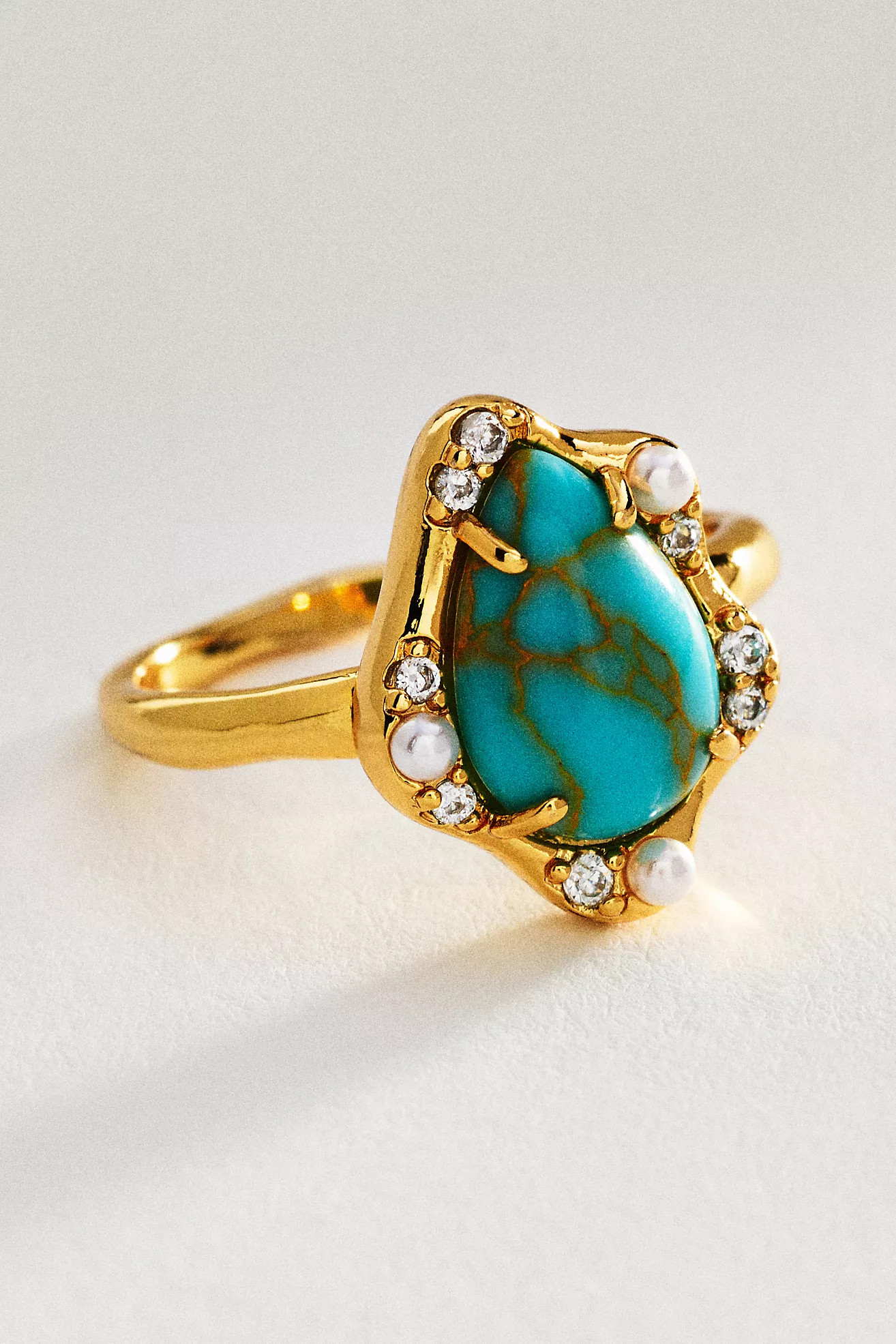 Bezel Freeform Gem Ring | Anthropologie (US)