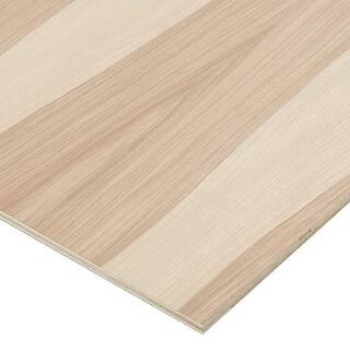 1/2 in. x 2 ft. x 8 ft. PureBond Hickory Plywood Project Panel (Free Custom Cut Available) | The Home Depot