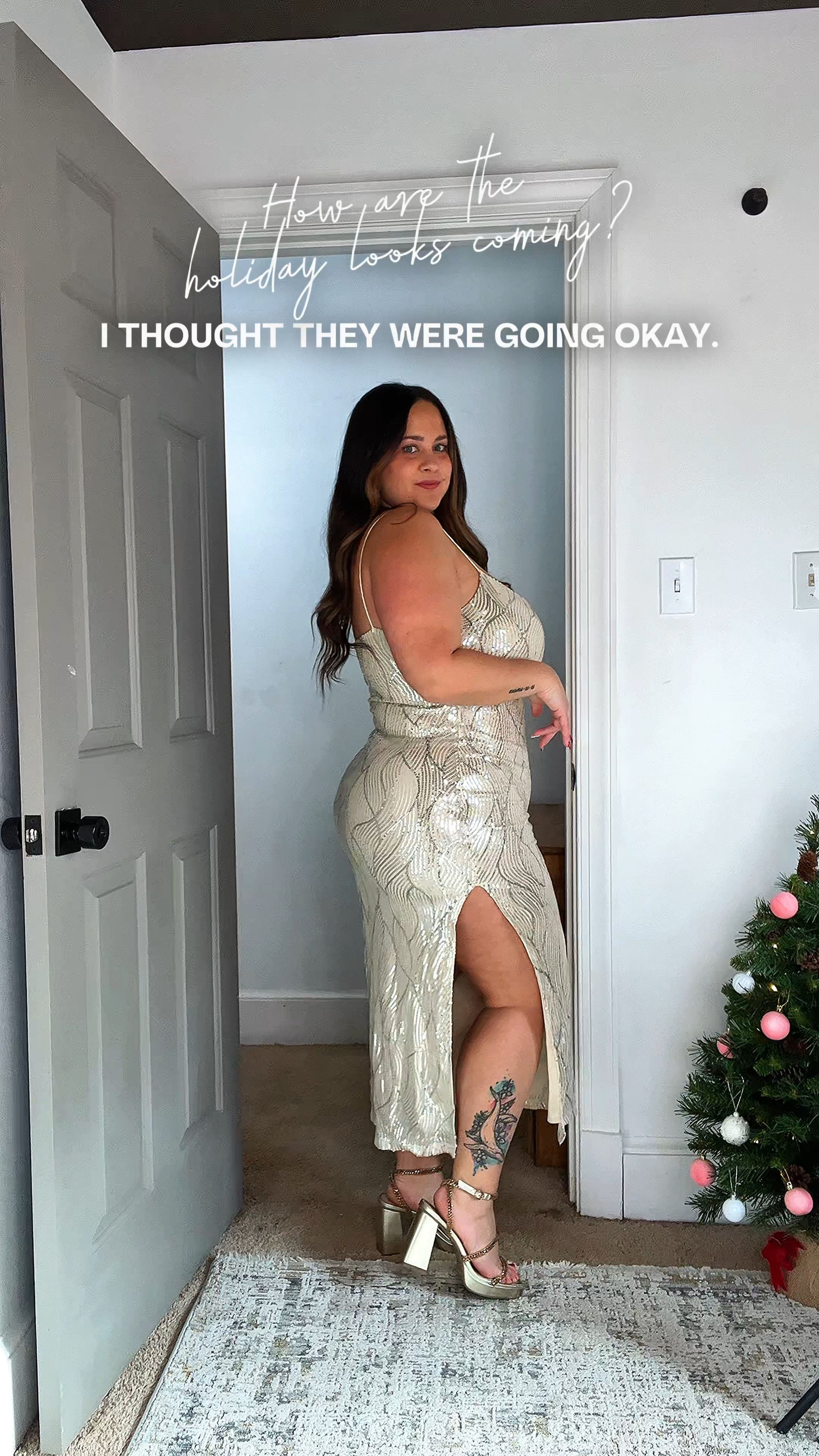 VICI x LTK Holiday sale! 

Use code LTK40 from 11/25-12/2! 

Favorite this post to get a reminder  tomorrow to shop! 

I’m in an XL in all, the second dress is my favorite but a Shapewear bodysuit / bra is needed! The straps are not very supportive! 

#LTKSaleAlert #LTKHoliday #LTKMidsize