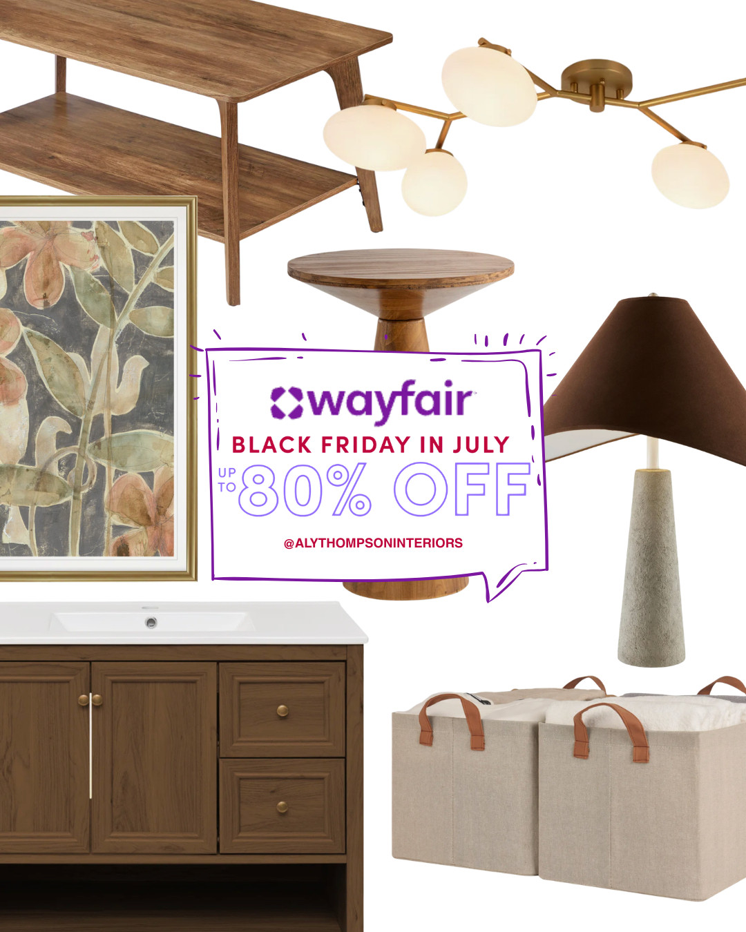@Wayfair  | Black Friday in July | Sales Alert | Home Decor | Furniture | Vanity | Storage | Organization | Coffee Table | Living Room Light | End Tables | Lamp

#LTKdayinmylife #LTKHome #LTKSaleAlert