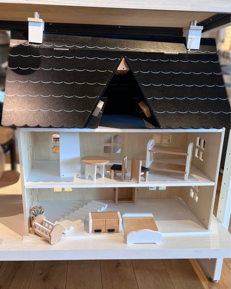Wooden dollhouse gift idea for toddlers and kids. Modern minimal style in neutral colors.

#LTKFamily #LTKKids #LTKGiftGuide