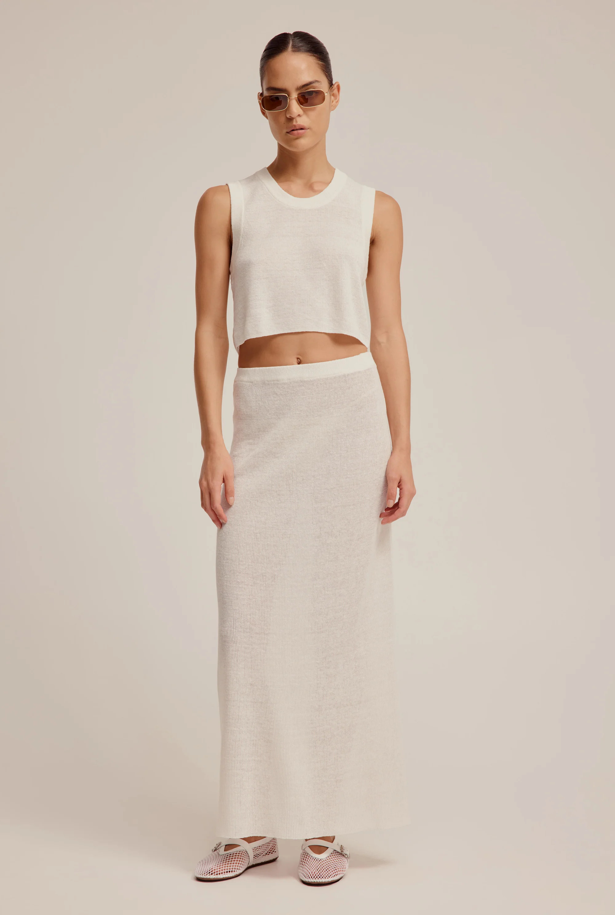 Rib Knitted Skirt | Venroy AU