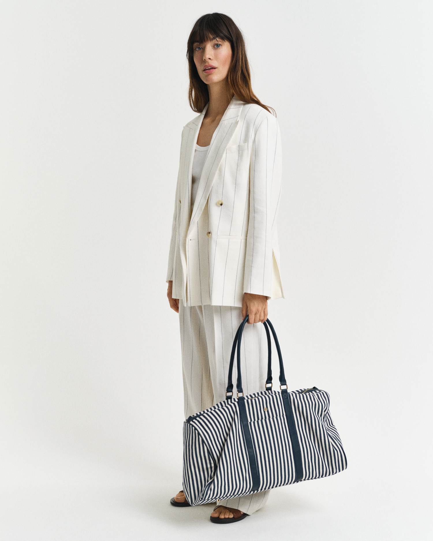 GANT Women Hickory Striped Duffel Bag (ONE SIZE) | Gant