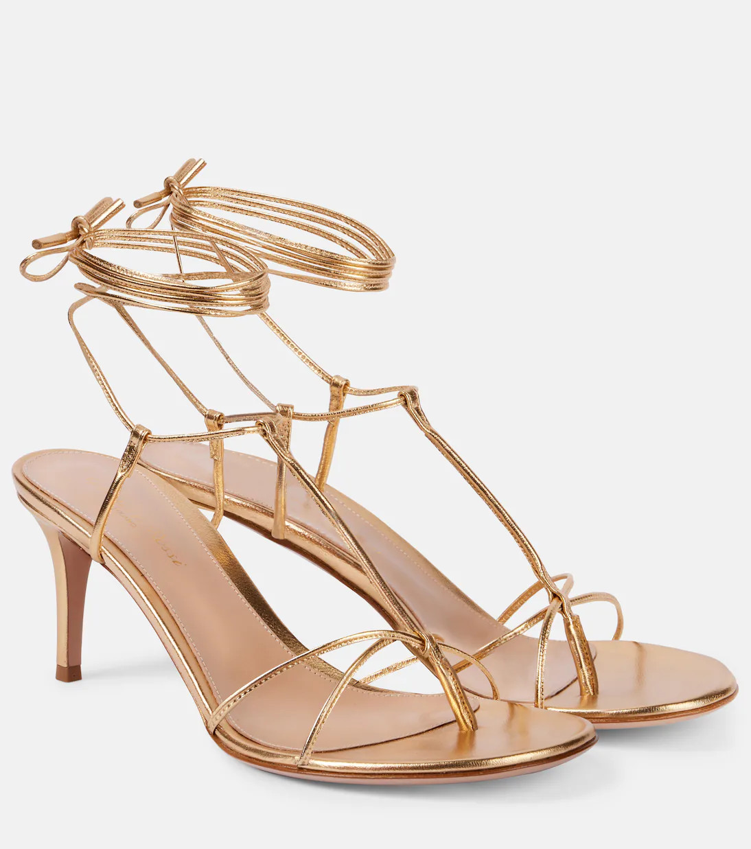 70 metallic leather thong sandals | Mytheresa (US/CA)