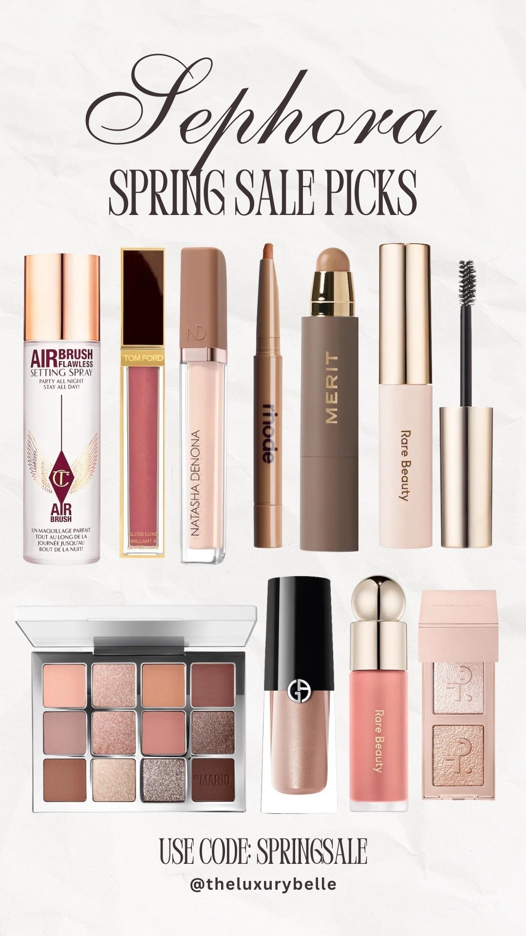 Sephora spring sale picks! Last day of the sale is today—use code SPRINGSALE 

#LTKSeasonal #LTKSaleAlert #LTKBeauty