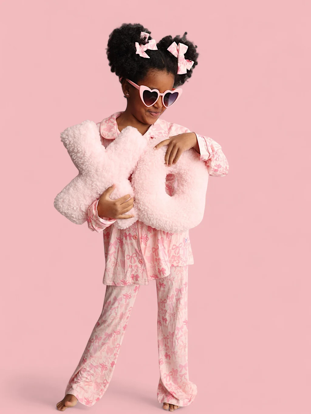 BLISSFUL BOWS DREAM GIRL'S FLARE SET | Dream Big Little Co.