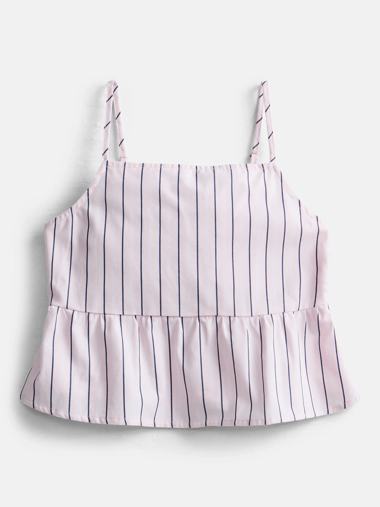 Weekend Academy Girls Cotton Babydoll Tank Top, Sizes 4-18 - Walmart.com | Walmart (US)