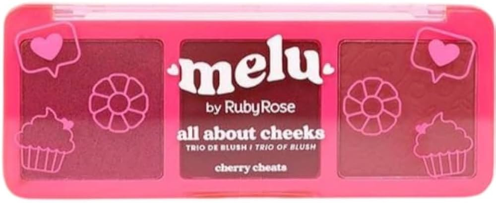 Paleta Trio de Blush Cherry Cheats Melu By Ruby Rose | Amazon (BR)