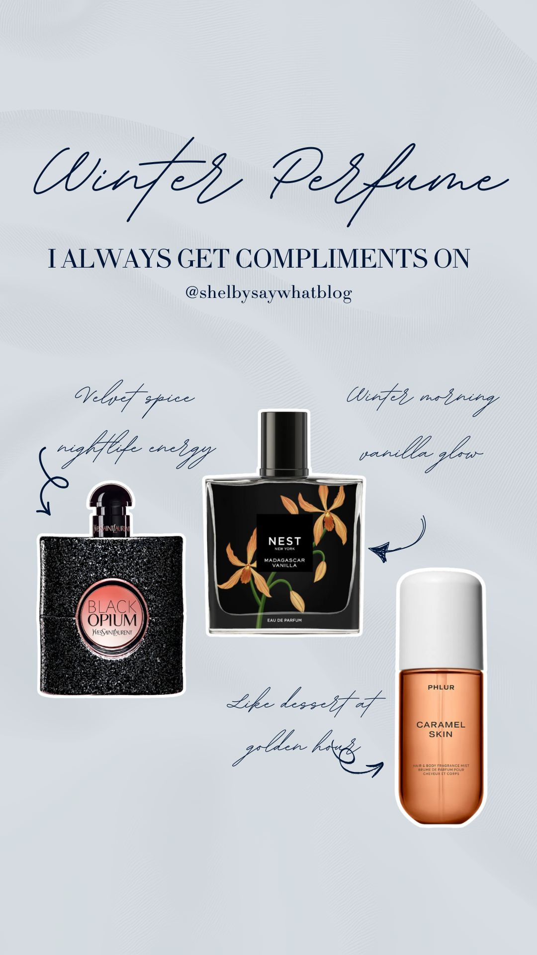 Winter Perfumes I'm obsessed with! I always get compliments when I'm wearing any of these! Pro tip: Layer Caramel Skin with either of the other two to elevate them even more! Any of these would make the perfect gift for her!  

 

#LTKGiftGuide #LTKBeauty #LTKHoliday