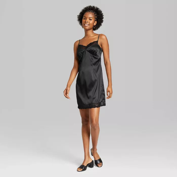 Women's Lace Trim Slip Dress - Wild Fable™ | Target