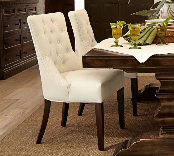 Hayes Tufted Dining Side Chair | Pottery Barn (US)