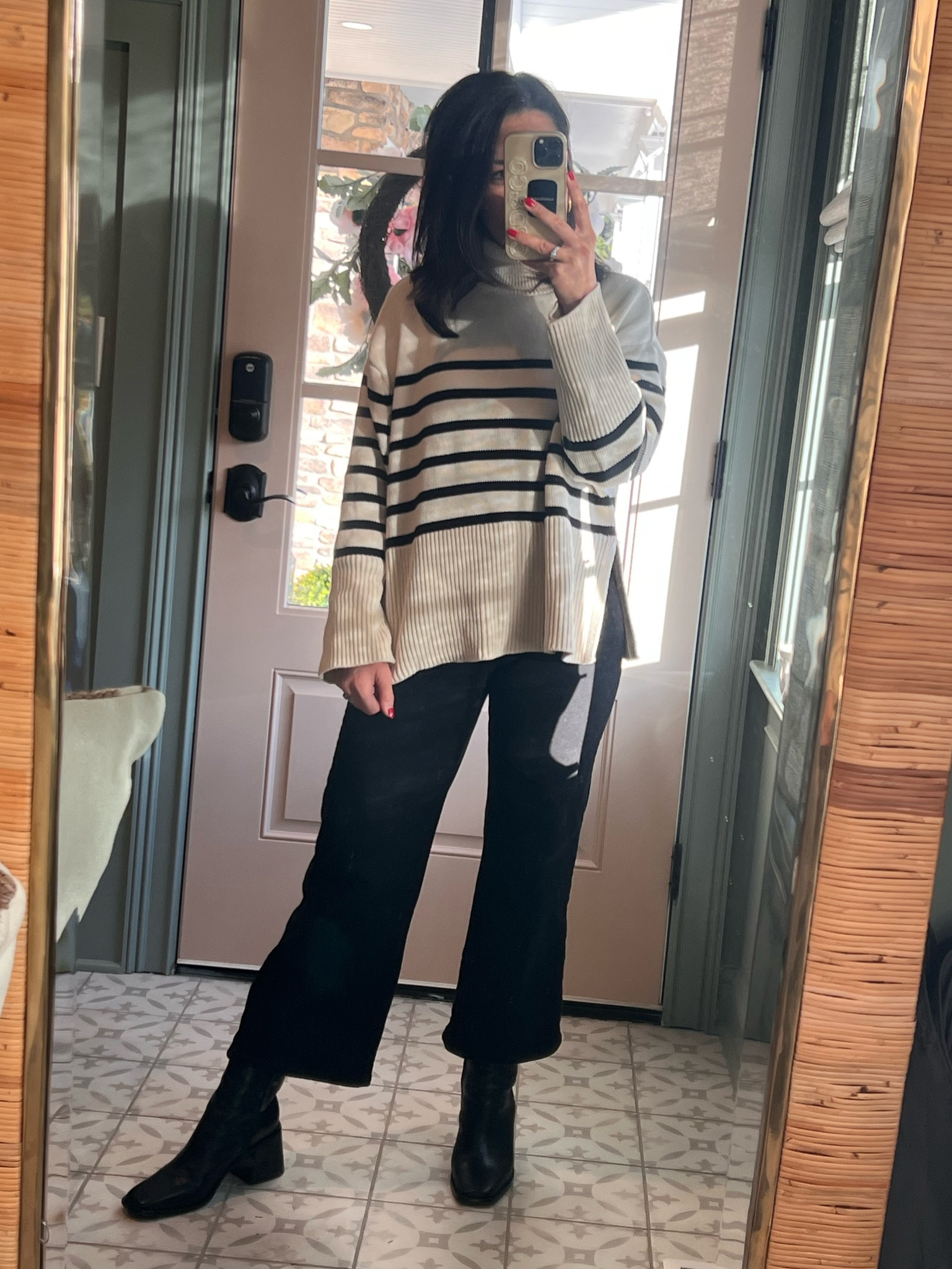 Outfit of the day! I love pairing an oversized sweater with a little flare leg pant. Elevates the look slightly 🤩

#LTKSeasonal #LTKWorkwear #LTKStyleTip