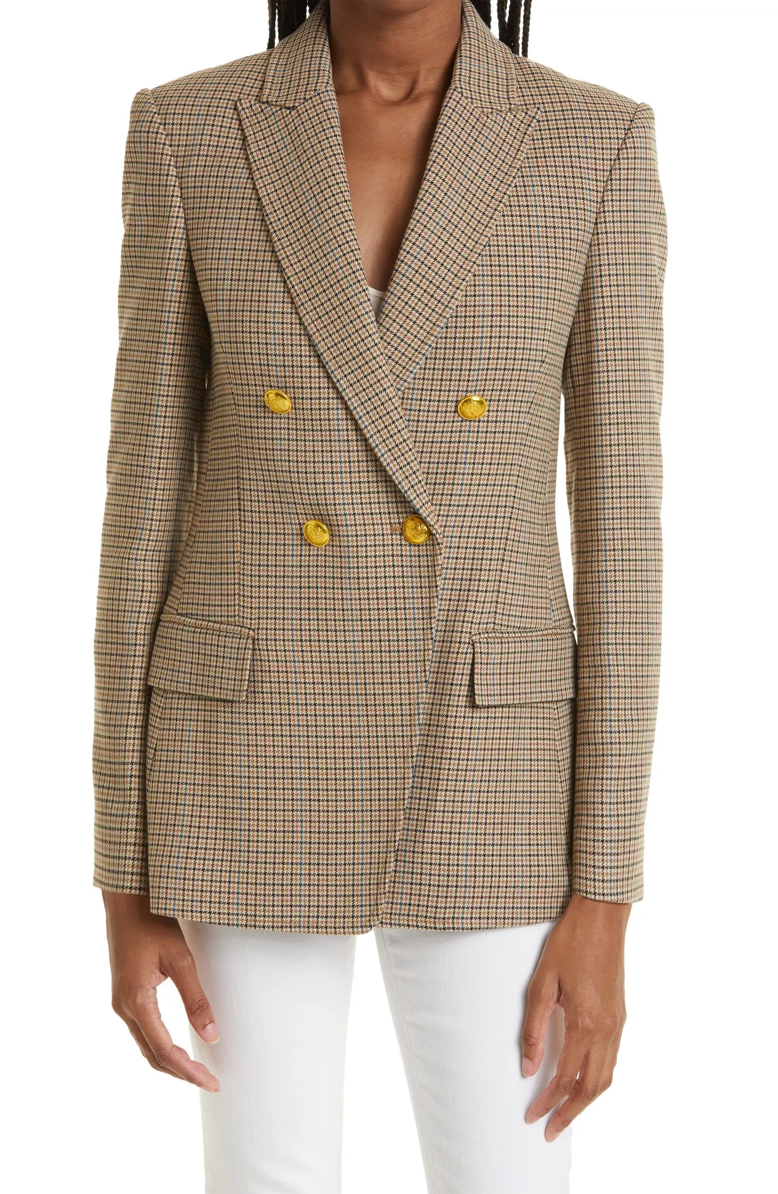 A.L.C. Sedgwick II Plaid Double Breasted Blazer | Nordstrom | Nordstrom