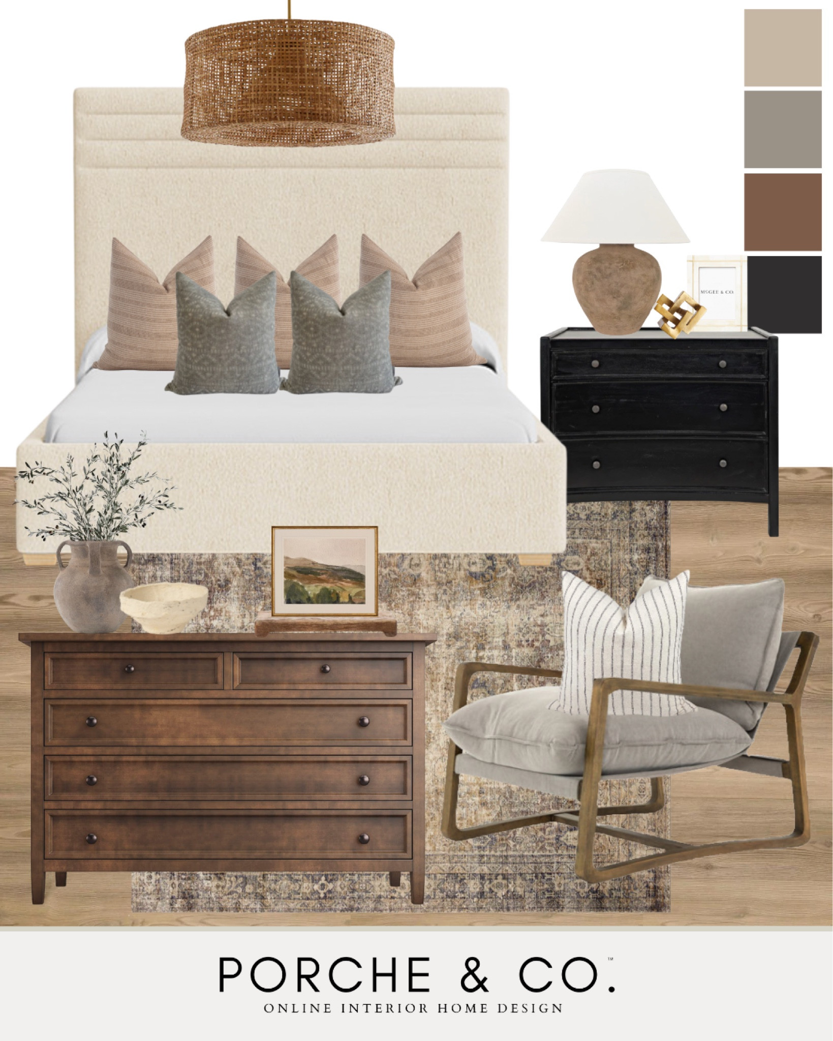 Bedroom inspo, bedroom mood board, master bedroom, bedroom decor, bedroom furniture, transitional bedroom design #bedroom #moodboard 

#LTKstyletip #LTKhome #LTKSeasonal