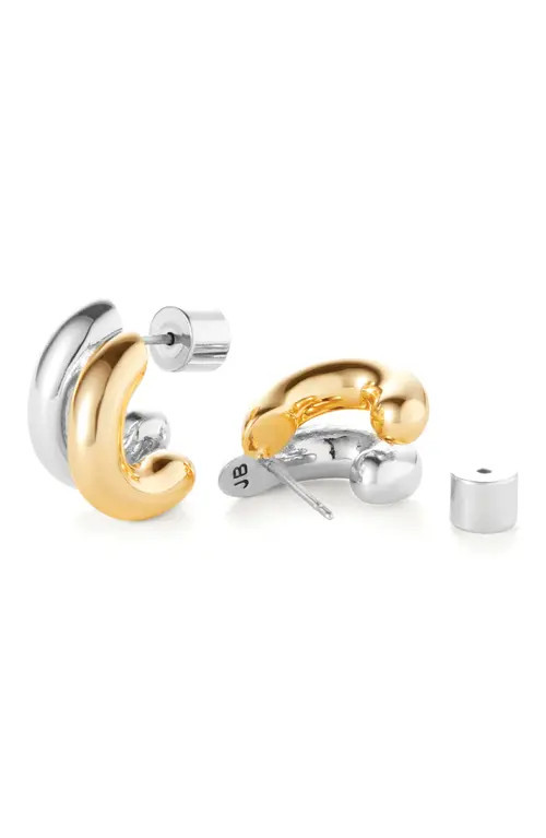 JENNY BIRD Mini Florence Double Hoop Earrings in Two-Tone at Nordstrom | Nordstrom