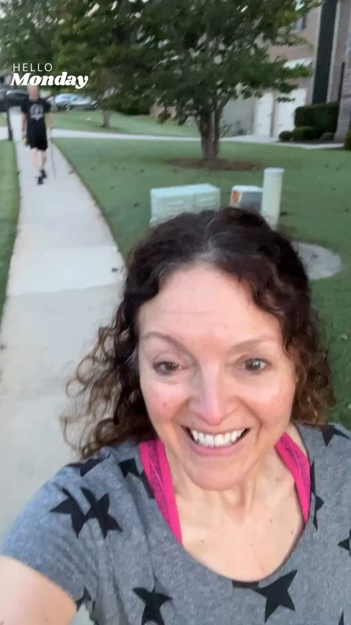 Just a Monday reminder to move your body. Your future self will thank you.
It is about 10° cooler this morning that it has been and it feels absolutely glorious. How is the weather where you are? ￼

#LTKOver40 #LTKActive