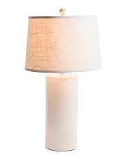 26in Ceramic Lamp With Fabric Shade | TJ Maxx