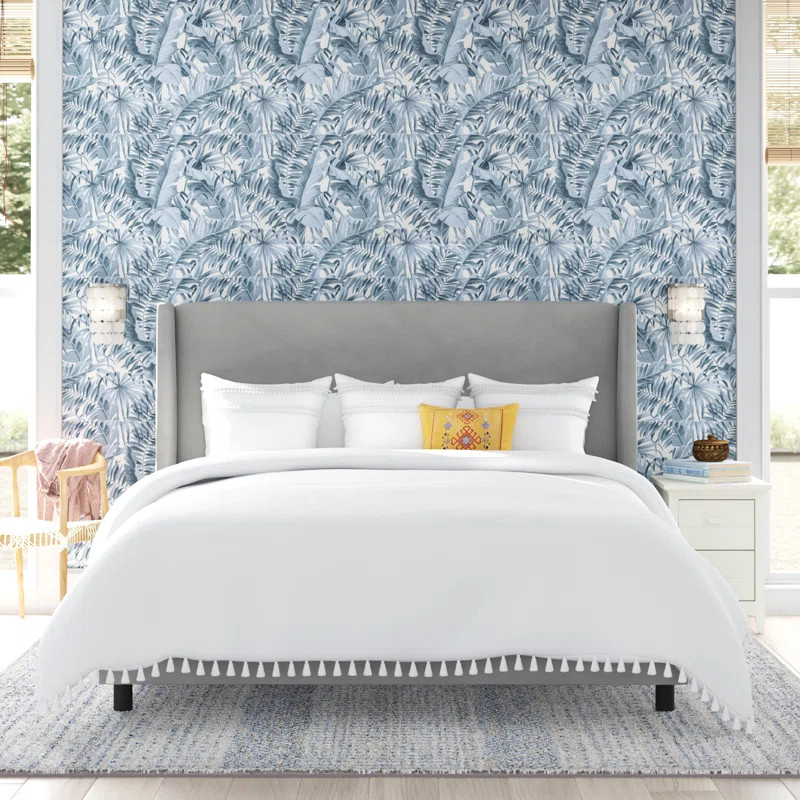Dinapoli Upholstered Wingback Bed | Wayfair North America