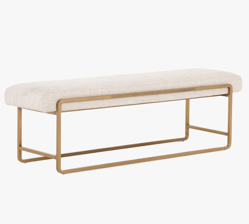 Willits Upholstered Bench | Pottery Barn (US)