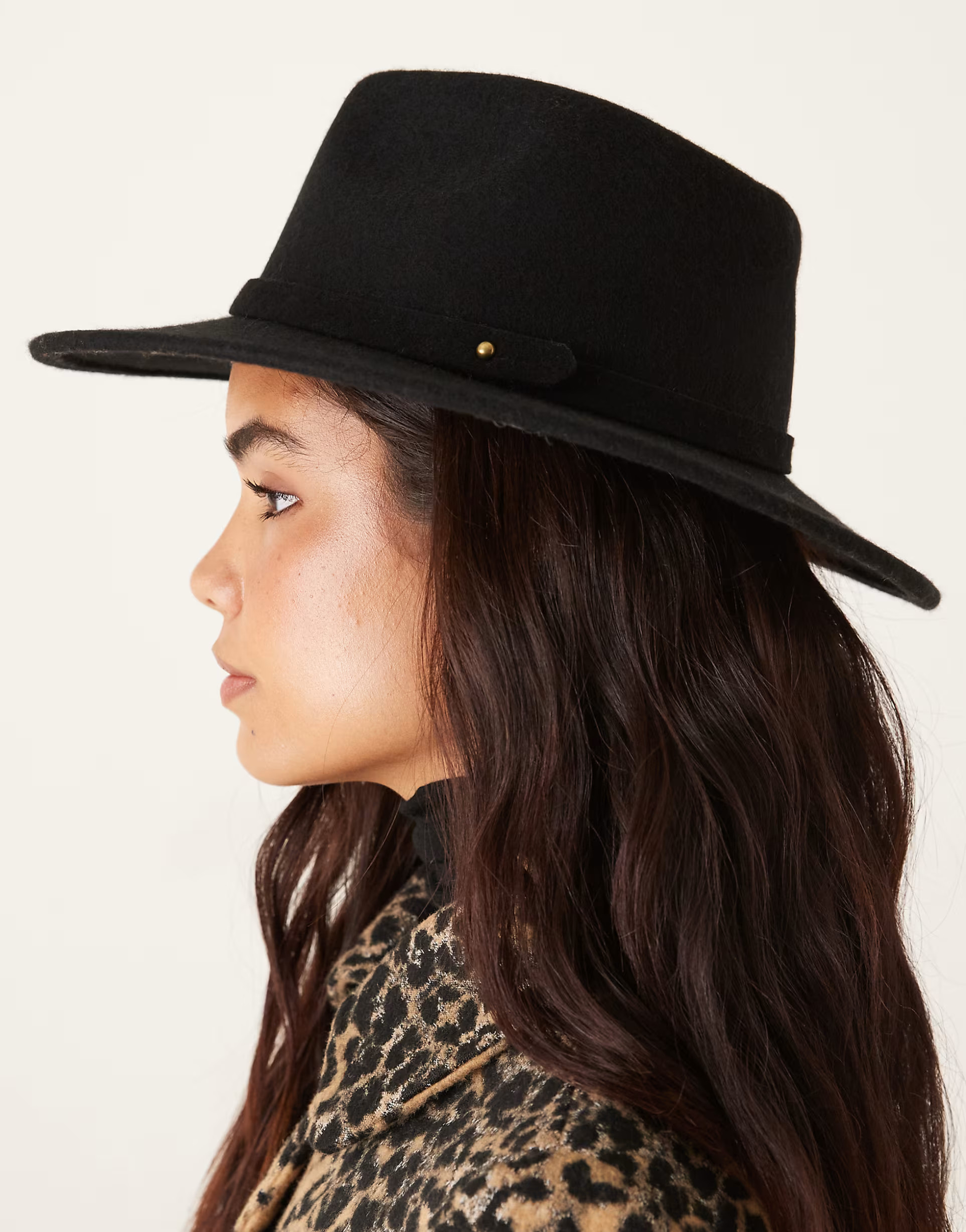 Mango 100% wool stetson hat in black | ASOS (Global)