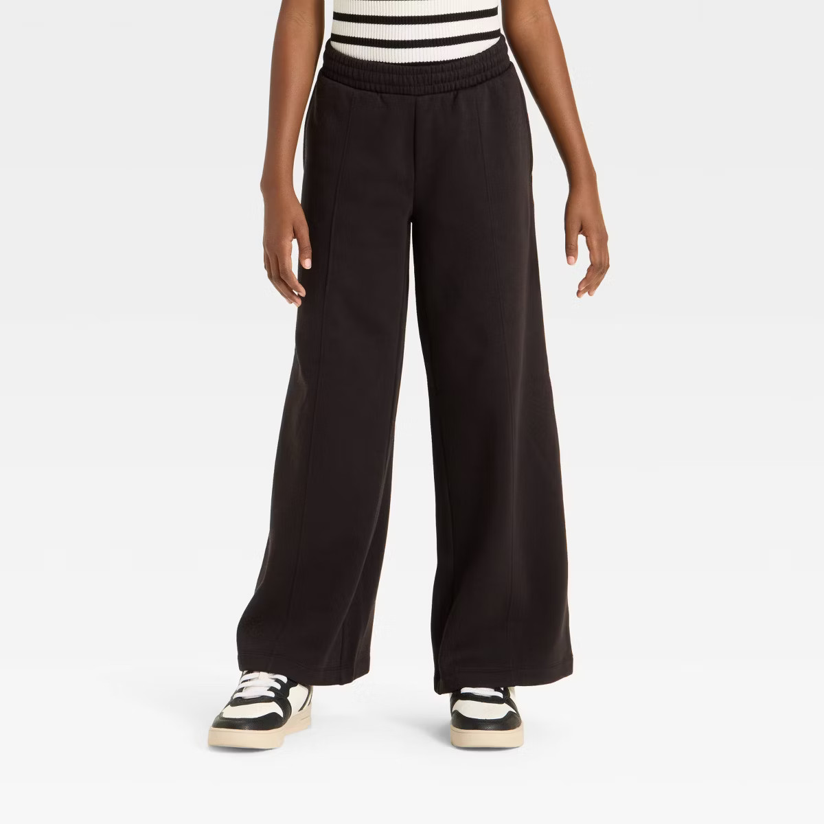 Girls' Fleece Wide Leg Sweatpants - art class™ | Target