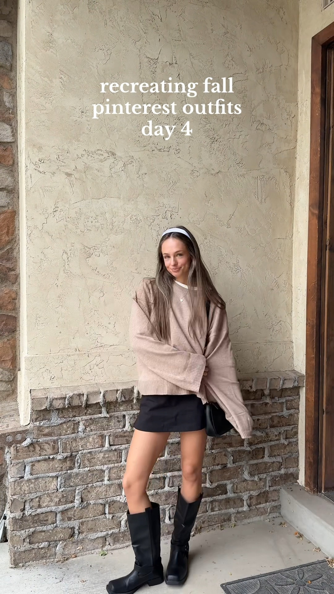 recreating fall pinterest outfits!! i love a mini skirt and boots outfit!!

#LTKStyleTip #LTKSeasonal #LTKHoliday