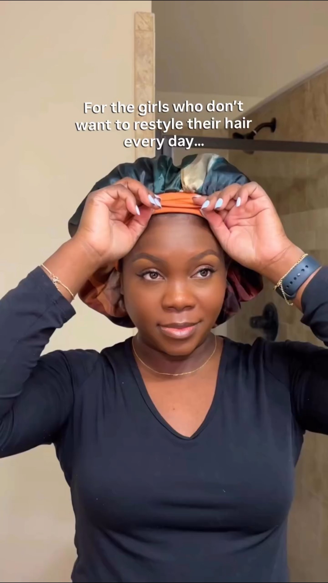 This is for the girls who don’t want to restyle their hair every day.

I’m big on styling my hair in a way that lasts so I’m not constantly fixing it throughout the week.

In this video, I used the banding method to help keep things low-manipulation and set my hair up to last longer.

When your routine is set up right from the start, everything feels easier 🤍

#naturalhairroutine naturalhair #howtonaturalhair #lowmanipulationstyles #curlyhair