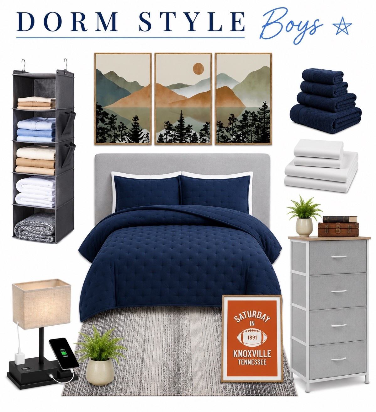 I didn't leave the boys out! Walmart has everything you need to make your back to college order simple and easy to order as well.  @walmart #walmart @walmartpartner