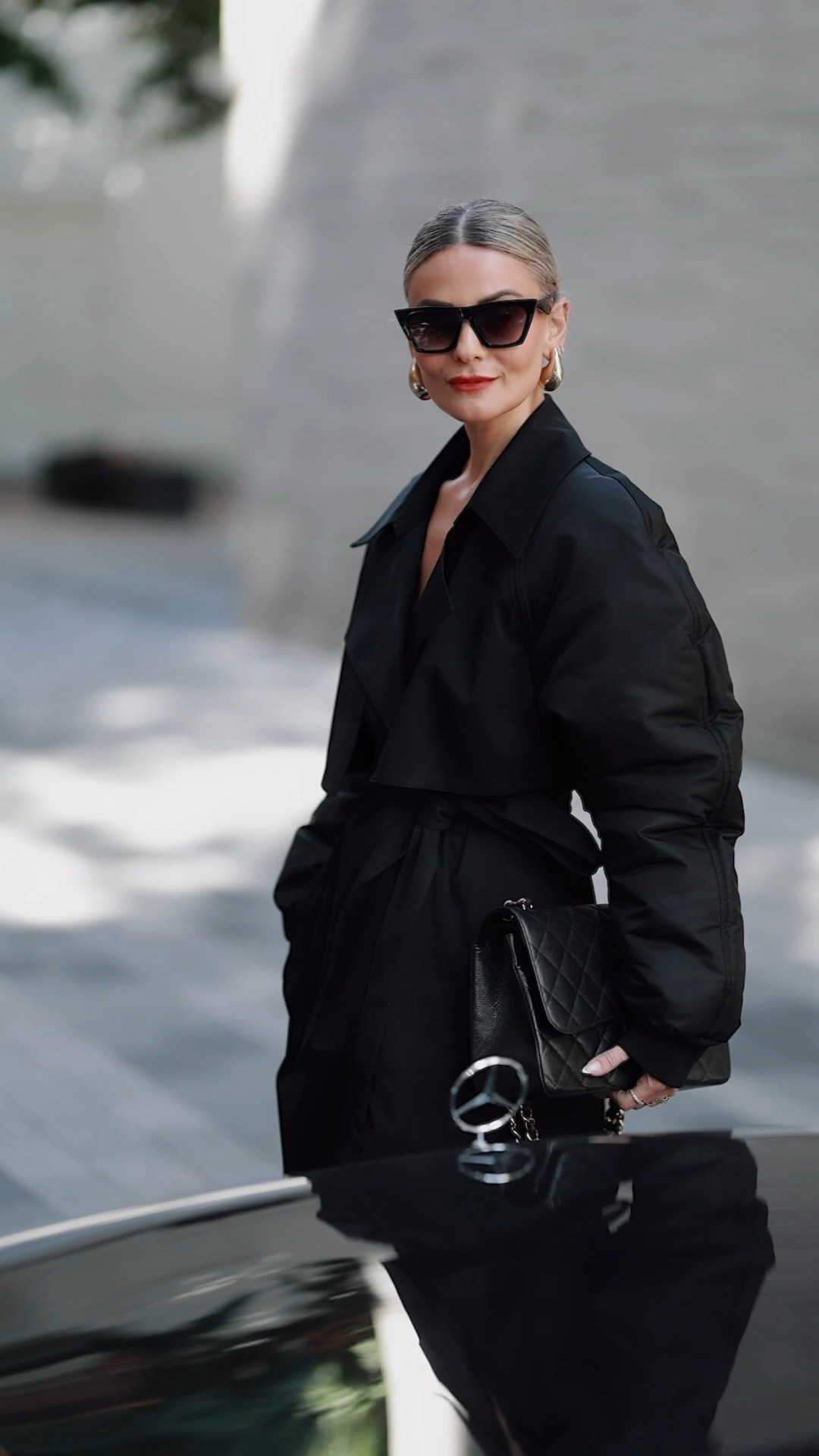 Day 1 Outfit 1 / London fashion week for Selfridges (AD)

I'm wearing a size S/M in this coat 
Dress size small/uk 8
Boots are super comfortable and true to size