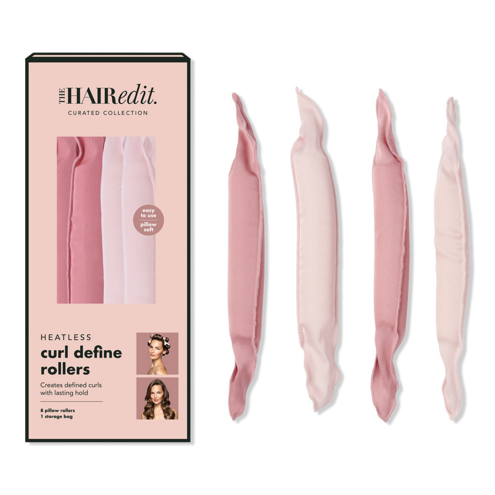 The Hair Edit Heatless Curl Define Pillow Hair Rollers 8-Pack | Ulta