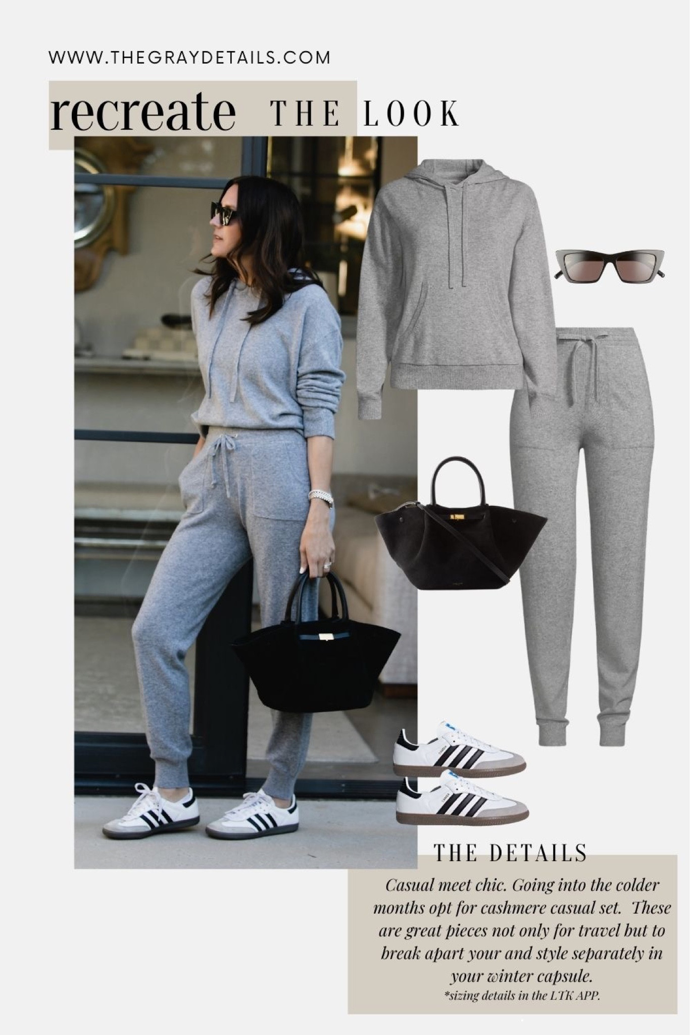 Grey cashmere jogger set of sale!

#LTKsalealert #LTKtravel #LTKover40