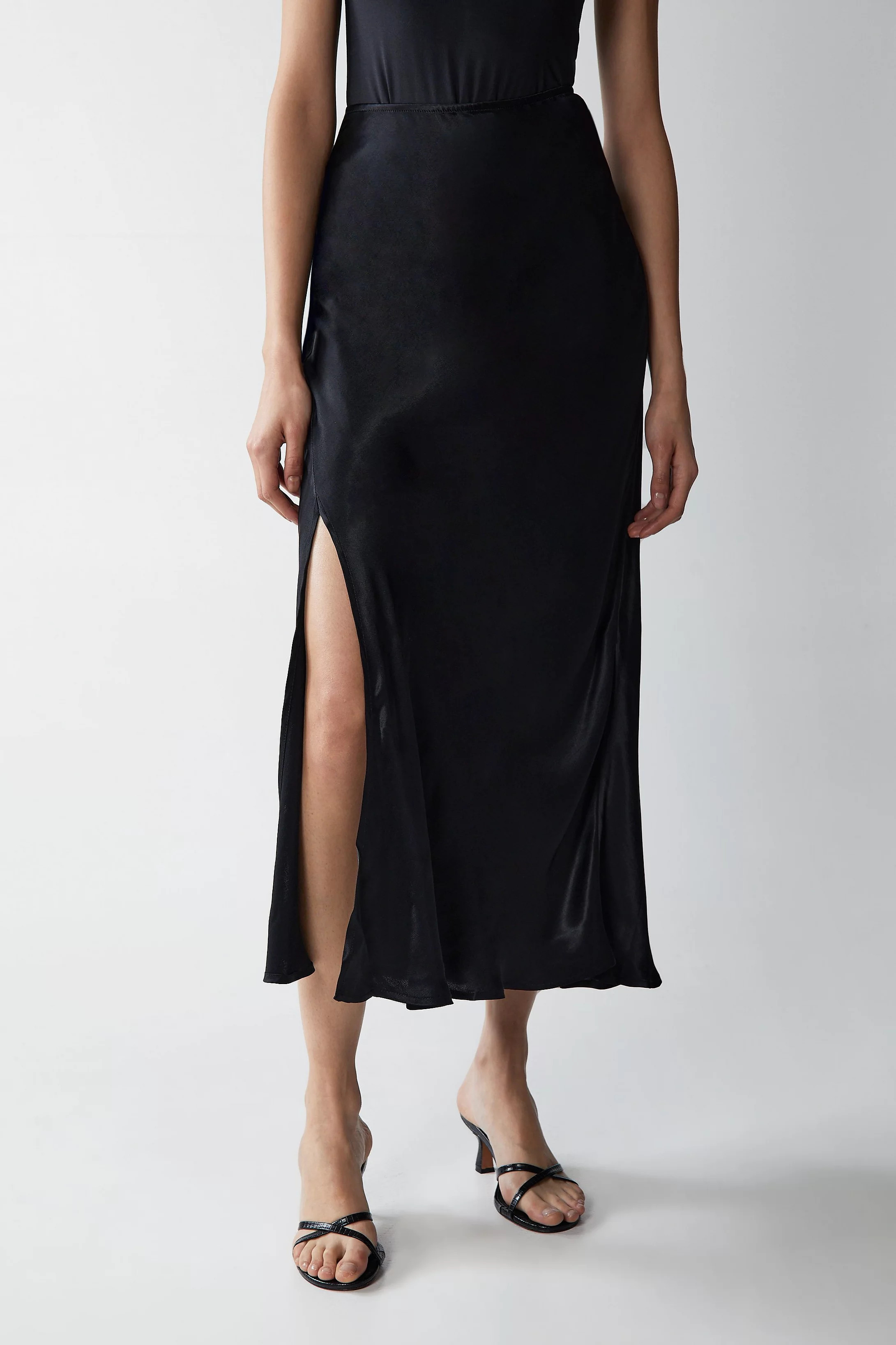 Satin Slip Skirt | Warehouse UK & IE