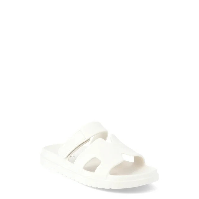 No Boundaries Women's Geo Slide Sandals | Walmart (US)