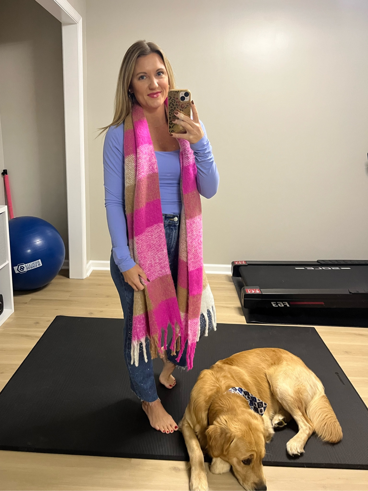 Top: MyEllement | Small
Bottoms: Loft | Petite
Scarf: Loft

#LTKHoliday #LTKFindsUnder100 #LTKSaleAlert