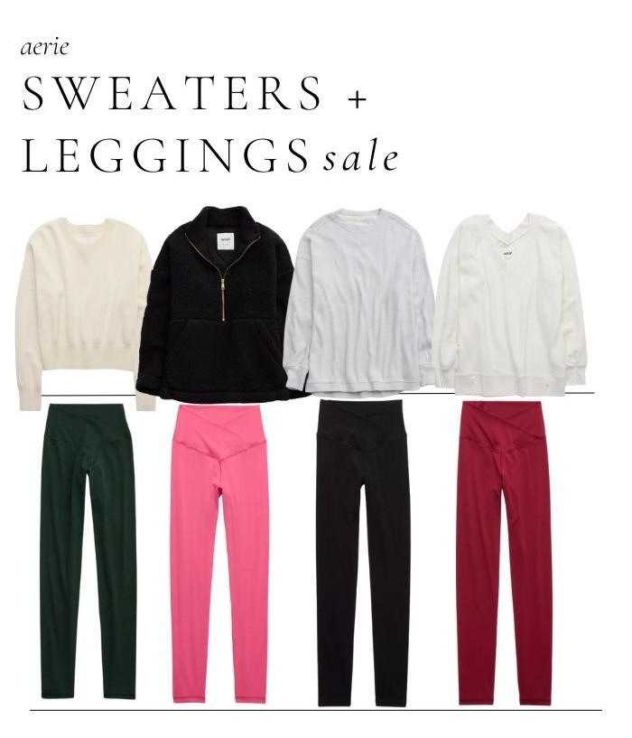 sweaters and leggings on sale at aerie for a limited time! aerie offline leggings are the best Lulu dupe ive ever worn! 

 

#LTKGiftGuide #LTKSeasonal #LTKFindsUnder50