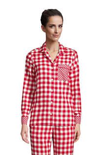 Draper James x Lands' End Women's Long Sleeve Flannel Pajama Top | Lands' End (US)