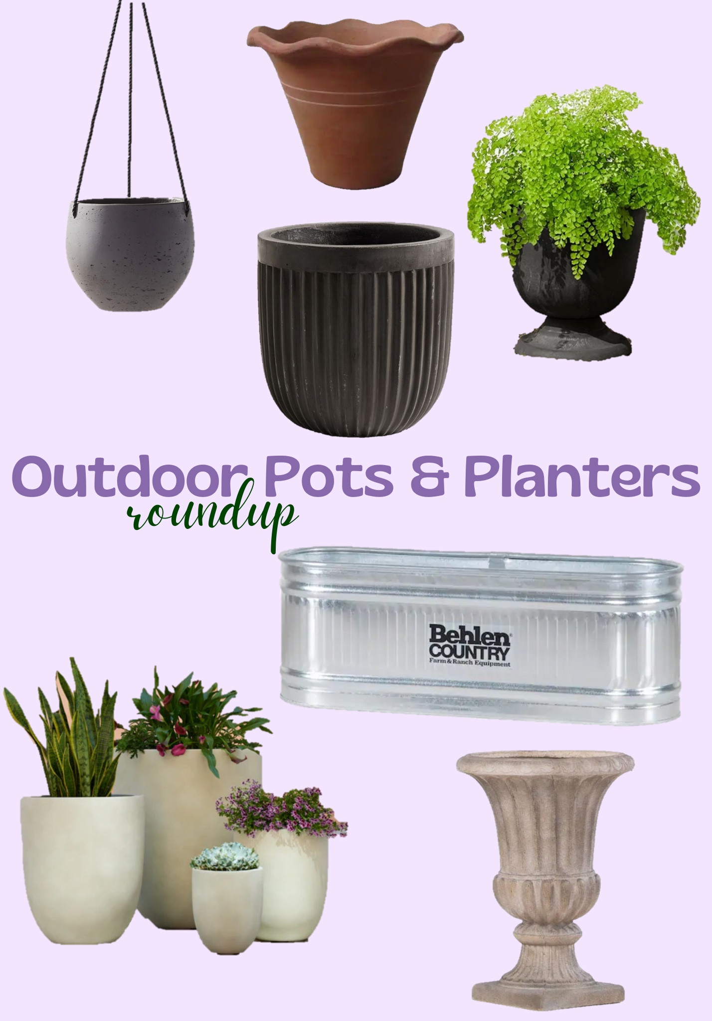 Outdoor pots and planters roundup for east backyard landscaping.

#LTKSeasonal #LTKhome #LTKFind