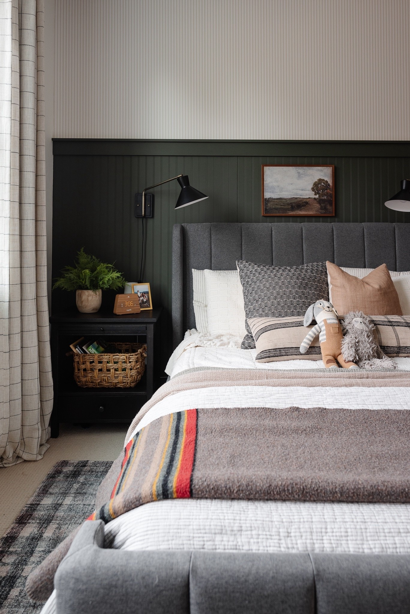 Ben’s Room Paint Color

Walls: Miller Paint Haven
A deep, muted blue with a soft grey undertone that feels calm and grounded.

This shade is part of my whole-home paint color series where I’m sharing every color we’ve used, room by room.

Shop the space below.

boys room paint color, blue bedroom paint, miller paint haven, muted blue paint, kids bedroom paint, home paint colors, whole house paint palette, bedroom color inspiration

#LTKKids #LTKSaleAlert #LTKHome